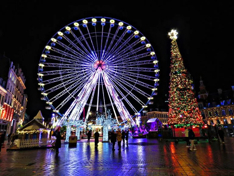 O Natal em Lille, no norte da França